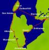 מפה הטיול בצפון הולנד