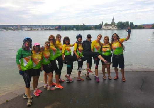 טיול אופניים לנשים על נהר הריין 